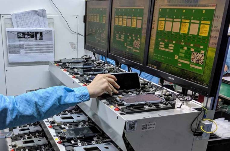 how smartphones are made in china