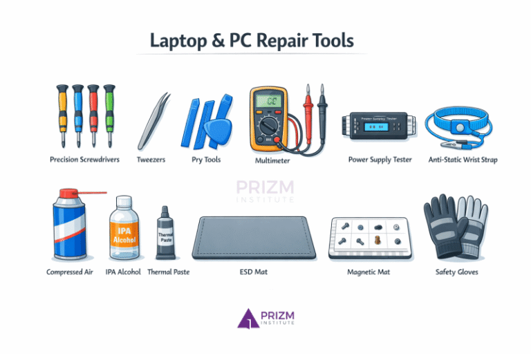 Laptop & PC Repairing Tools List: Complete Guide for Beginners - Prizm ...