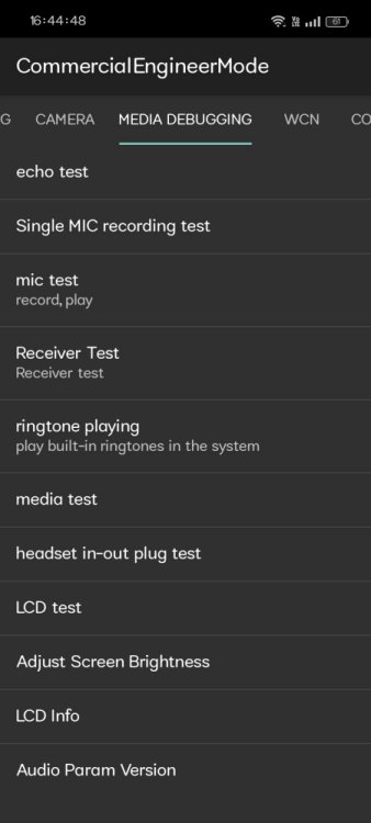 oneplus diagnostic test code menu