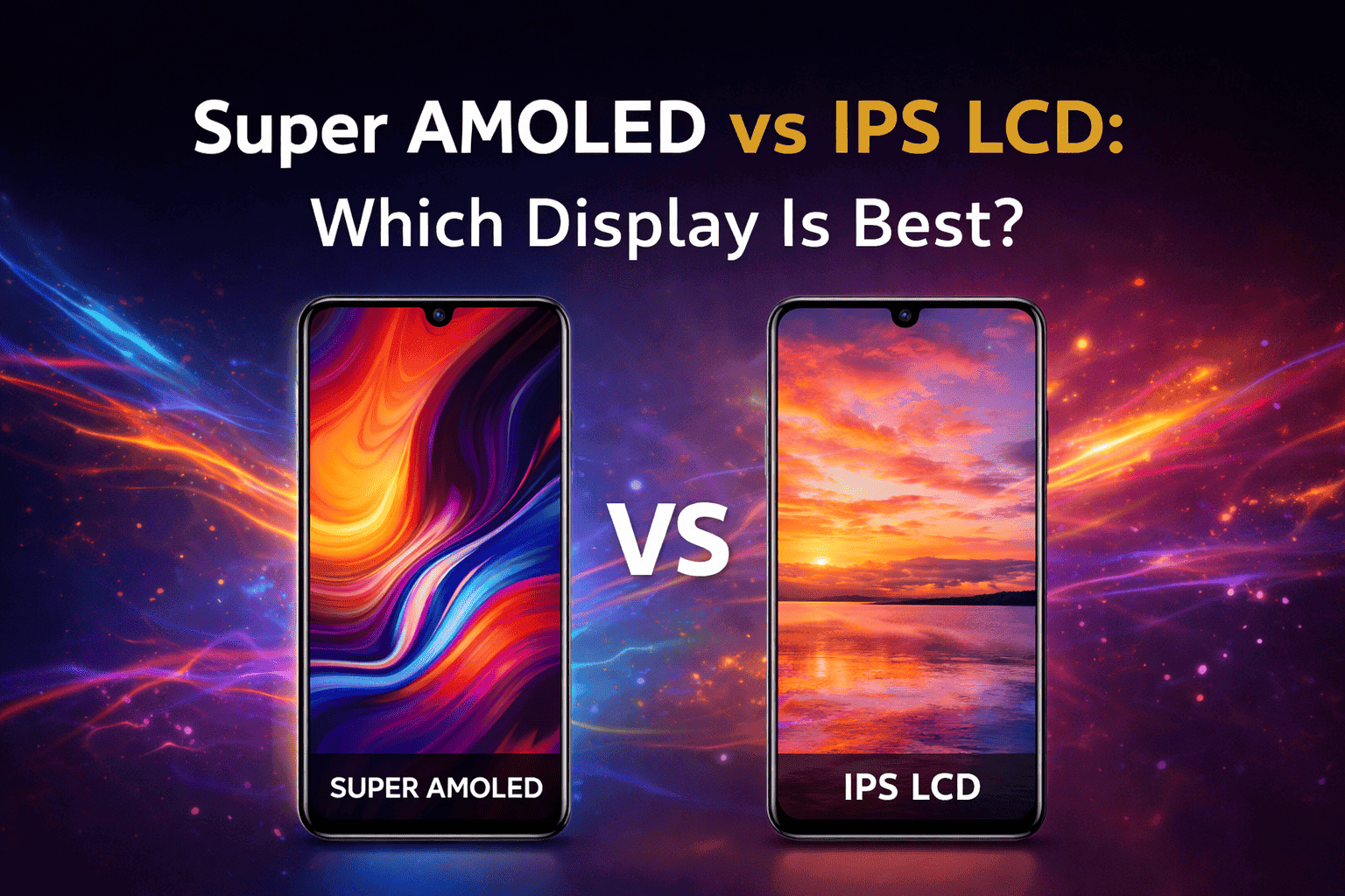 super AMOLED vs IPS display