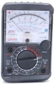 9. HTC 360 TRE-B Analog Multimeter  is used by old senior technicians
