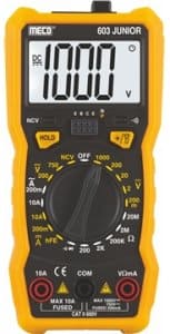 meco 603 junior digital multimeter is among the best and most durable in entry level multimeters