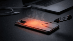 smartphone getting hot, overheating phone