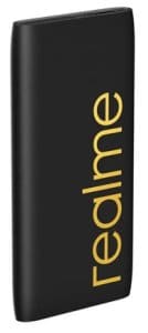 realme 10000 mah power bank with USB Type-C support for smartphones