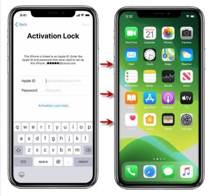 remove icloud id activation lock