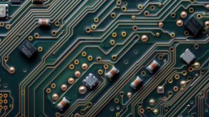 repairing of short circuit on an electronic PCB motherboard