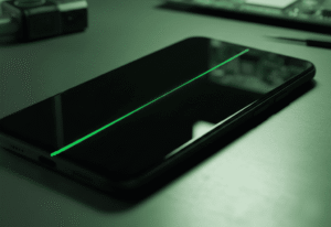 green line on phone screen after software operating system update