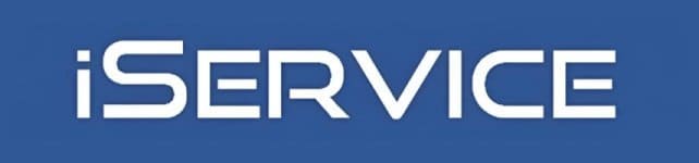 iService - Apple iphone repair service center logo